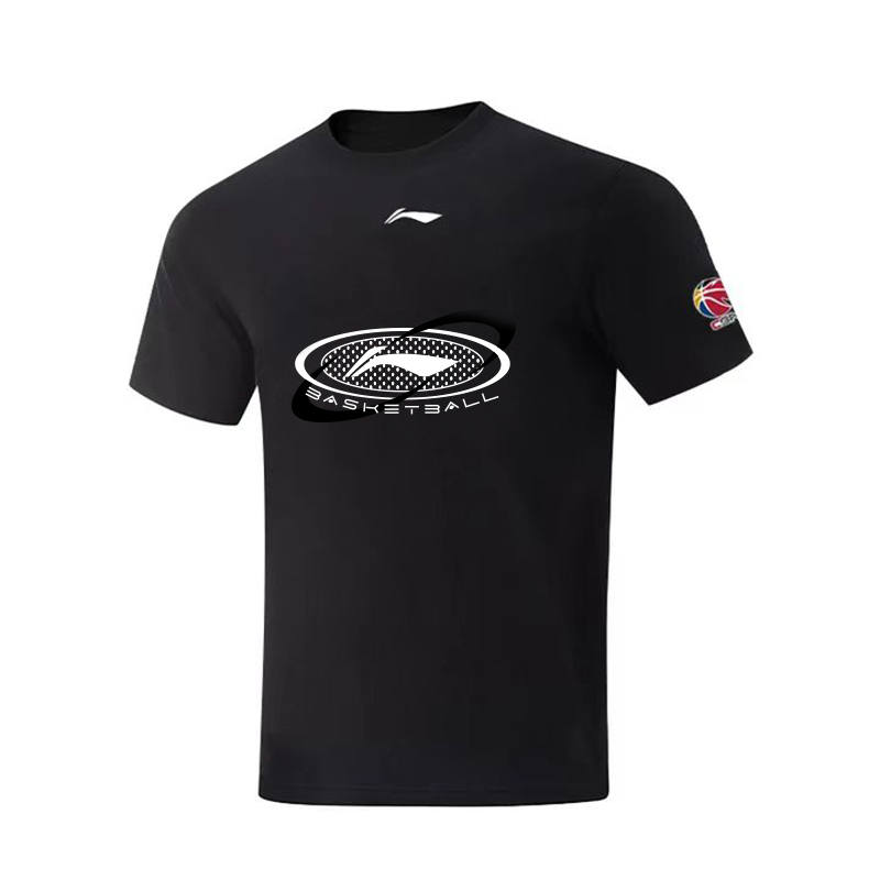 Li-Ning Li Ning CBA T Shirt Unisex Black