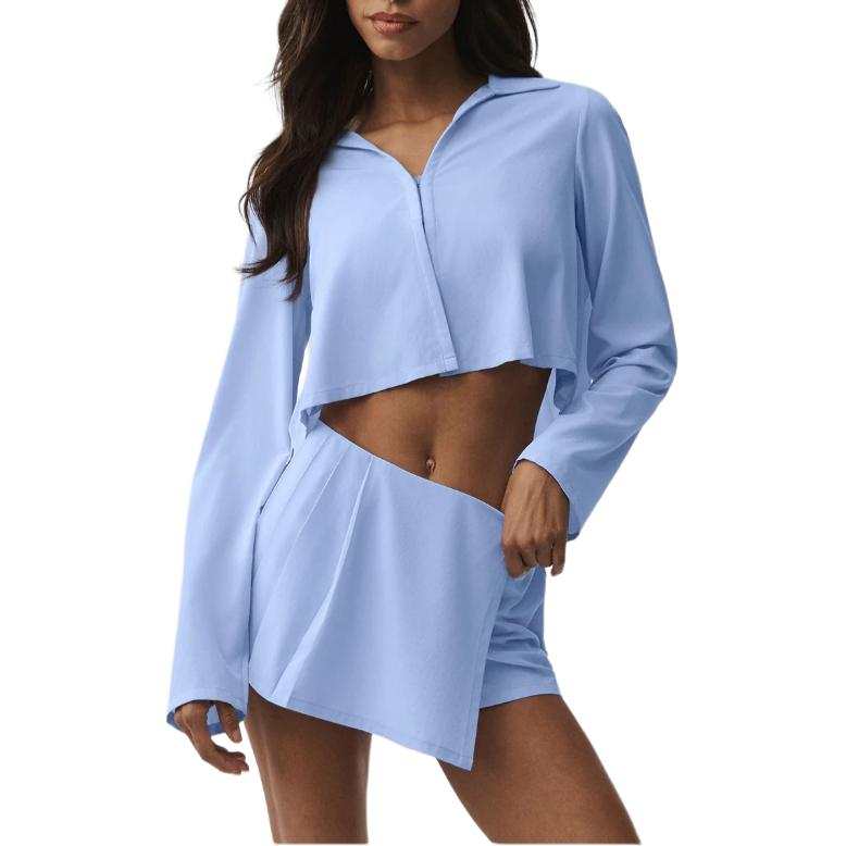 Alo Yoga T Shirts Women's Lapel