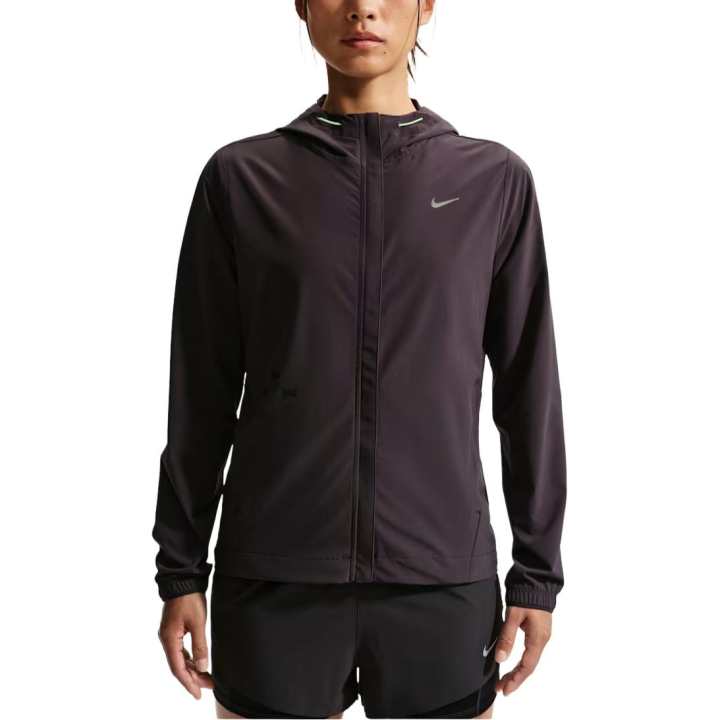 Nike Nike Running Jackets Women's Burgundy Gray Hooded Non Detachable Moderate Other