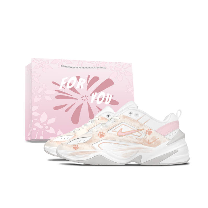 Nike Nike M2K Tekno Cushioning Slip Resistant Abrasion Resistant Height Increasing Chunky Sneakers Women's