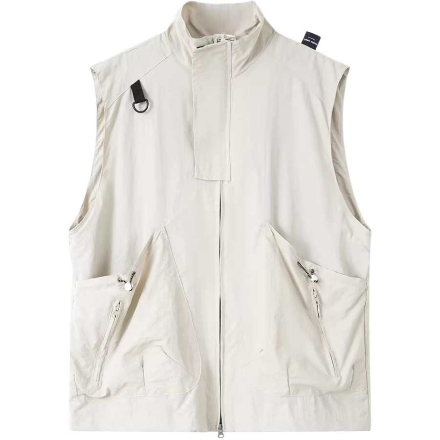 Lnga Landgre Vests Men's Stand Collar Thin Urban Techwear