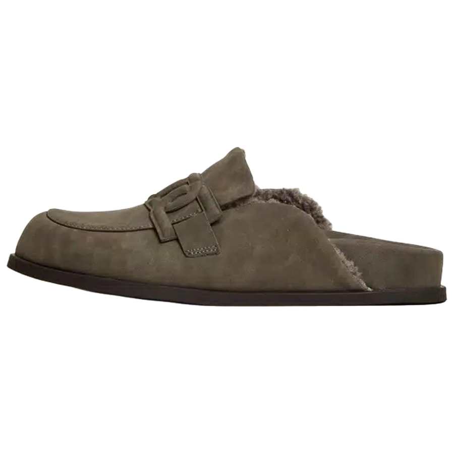 Twinset shearling-lined buckle-detail slippers Women's