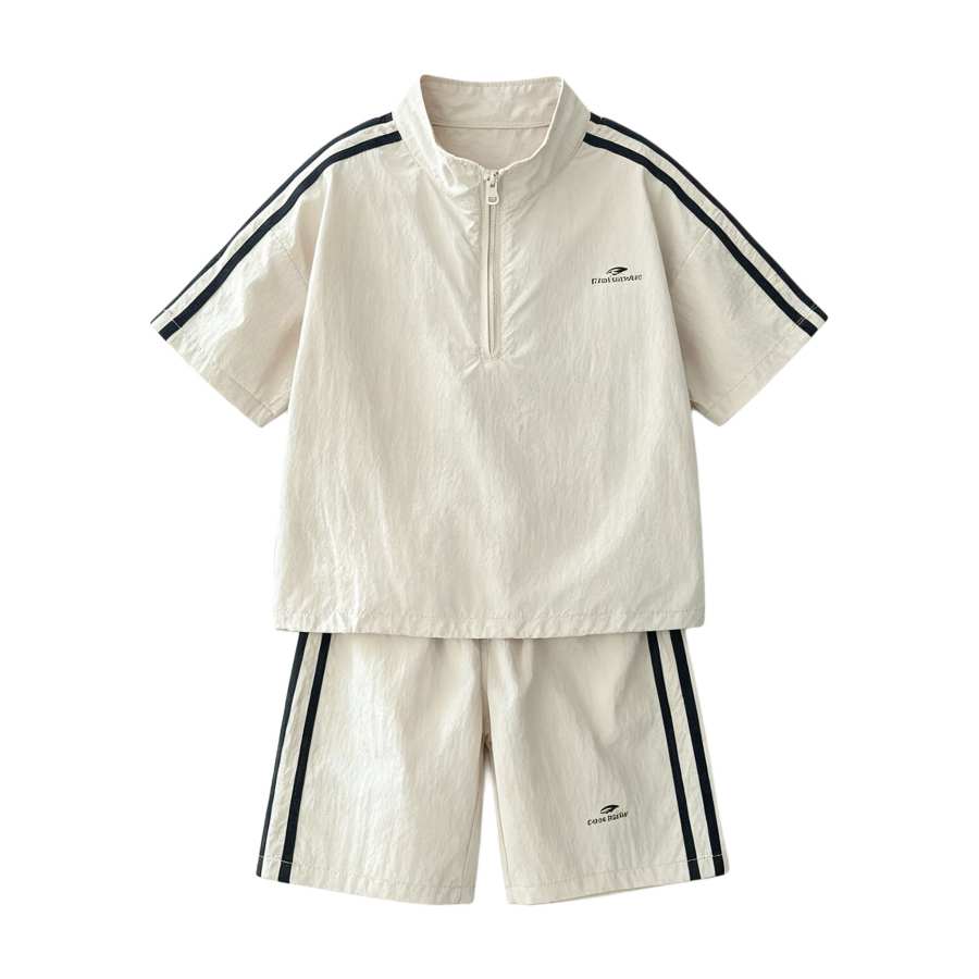 Lanza Casual Sportswear 2 Piece Set Khaki Kids'
