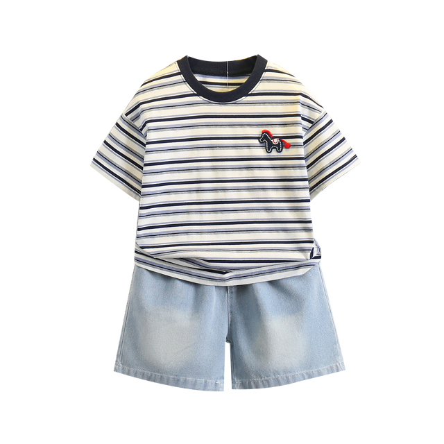 Lanza Casual Sportswear 2 Piece Set Blue Kids'