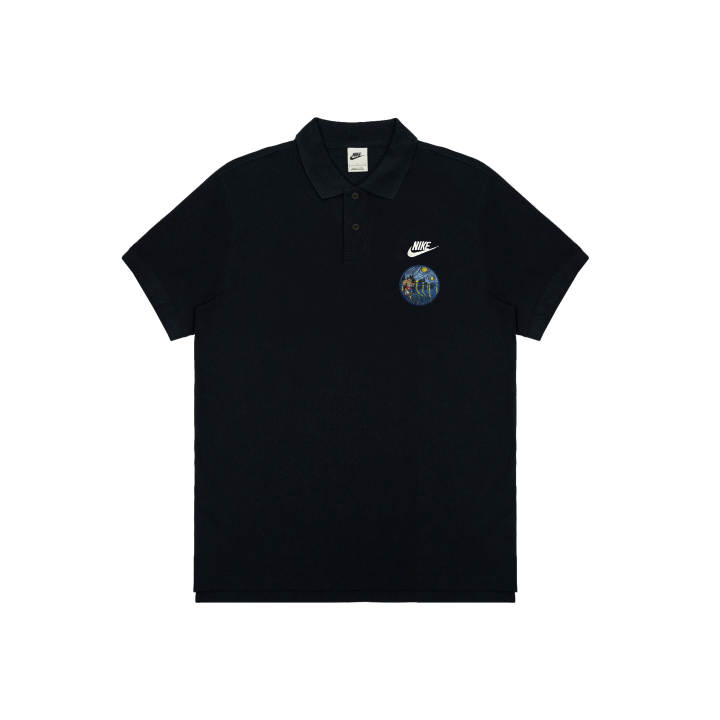 Nike Nike Polo Shirts Unisex Black Polo Collar Moderate Straight Fit