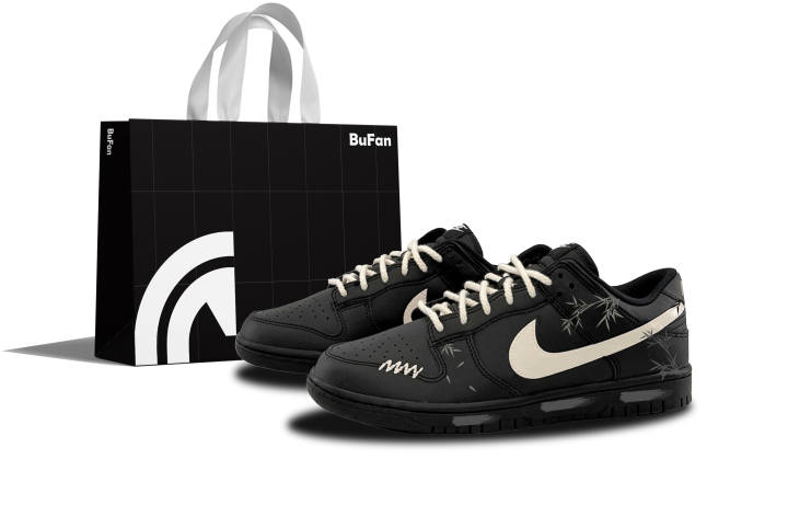Nike Nike Dunk Bamboo Seclusion Low top Skateboard Shoes Unisex Black
