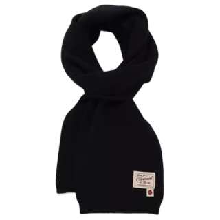 COVERNAT Wool Knit Scarves Women's Black/Gray