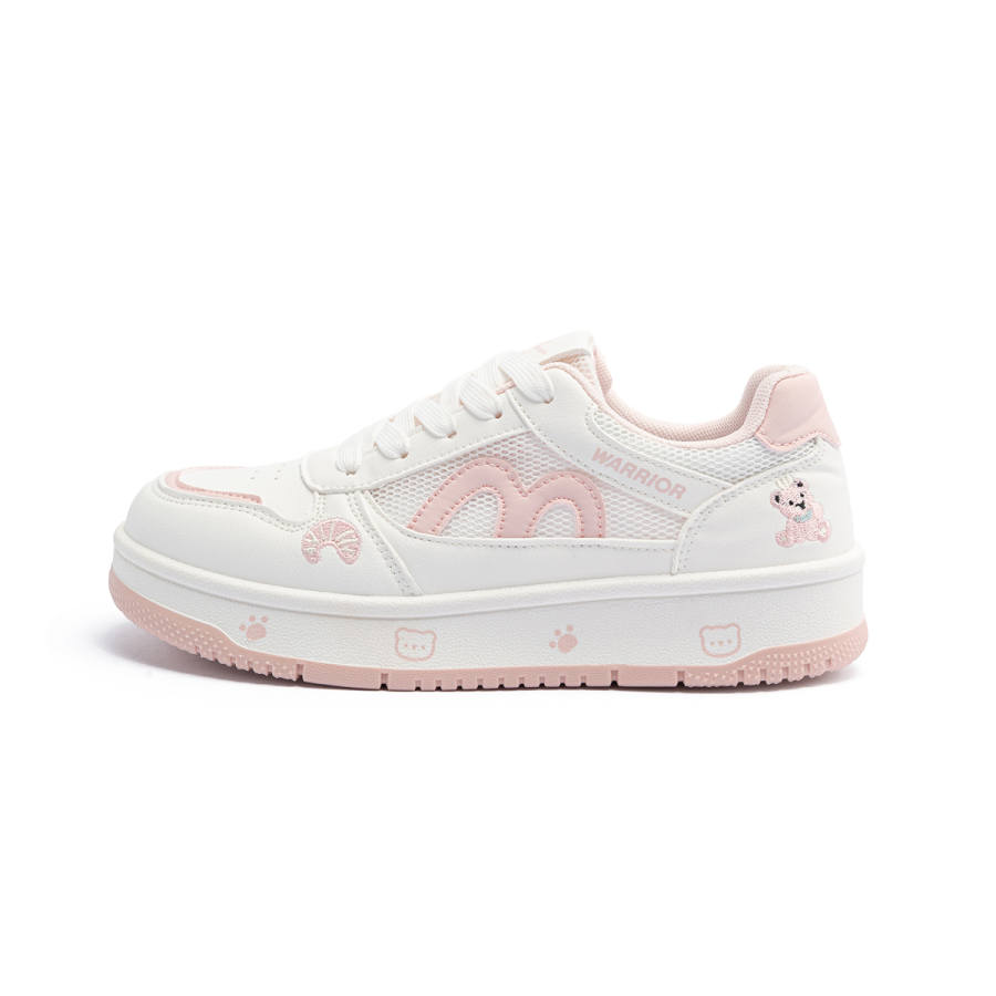 Warrior Mesh, Synthetic Leather Low top Skateboard Shoes Women's