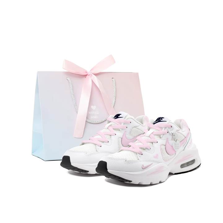 Nike Nike Air Max Fusion Cushioning Abrasion Resistant Low top Air Cushion Running Shoes Women's Pink