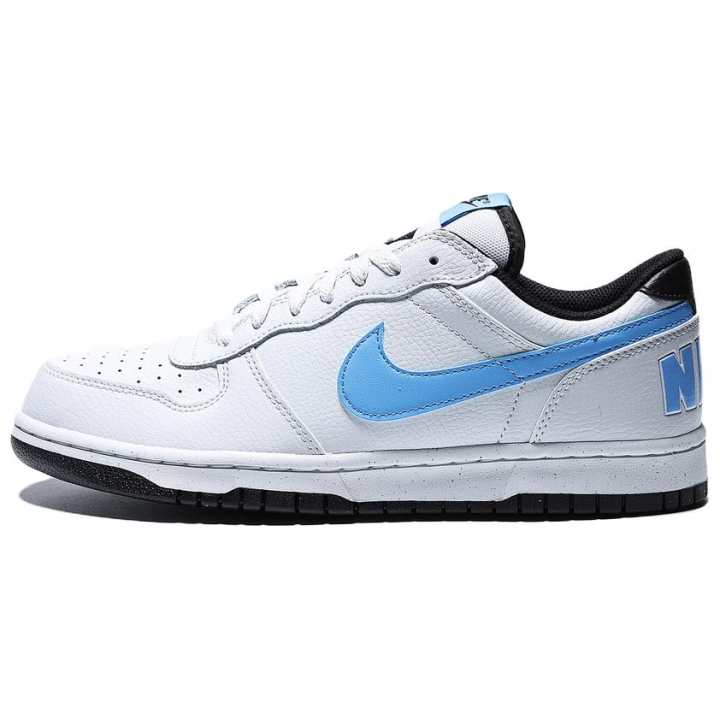 Nike Nike Big Low top Skateboard Shoes Men's White Blue
