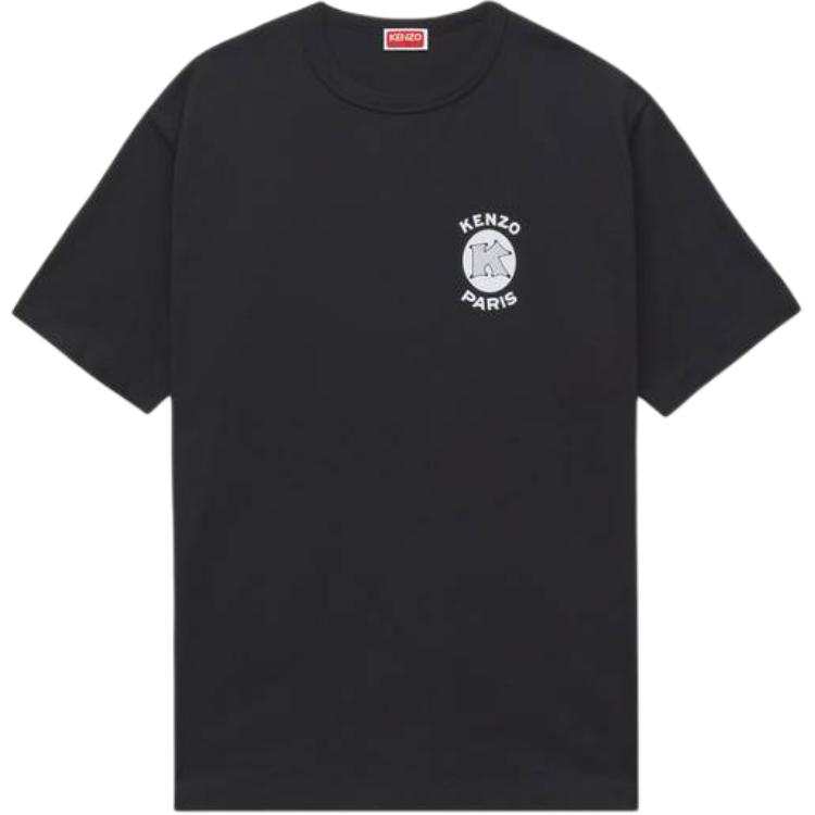 KENZO T Shirts Men's Black Crew Neck Moderate Straight Fit