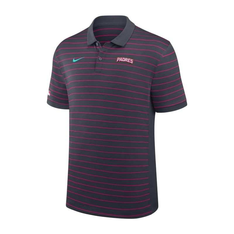Nike Nike San Diego Padres City Connect Striped Victory Men's Nike Dri-FIT Mlb Polo