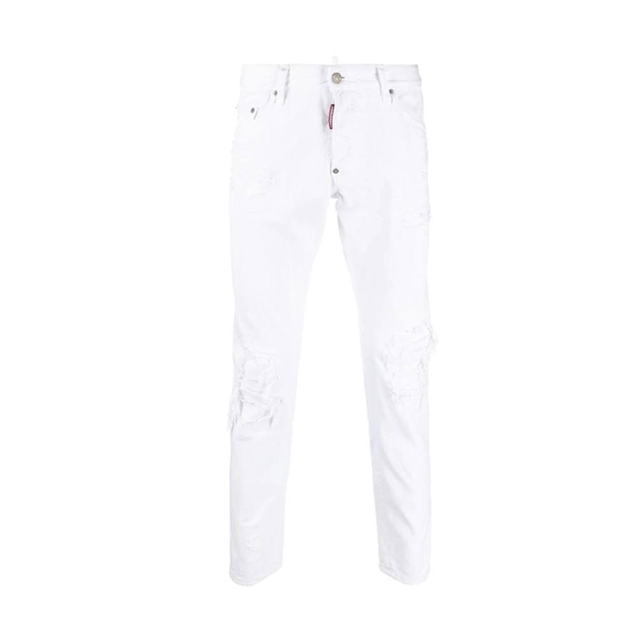 DSQUARED 2 Dsquared2 Distressed Skinny Cut Jeans
