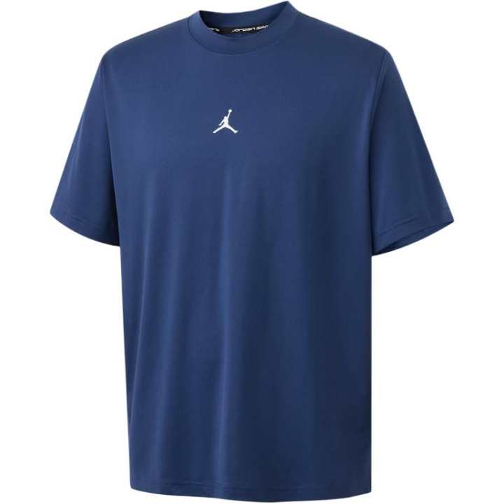 Jordan Jordan T Shirts Men's Navy Blue Crew Neck Moderate