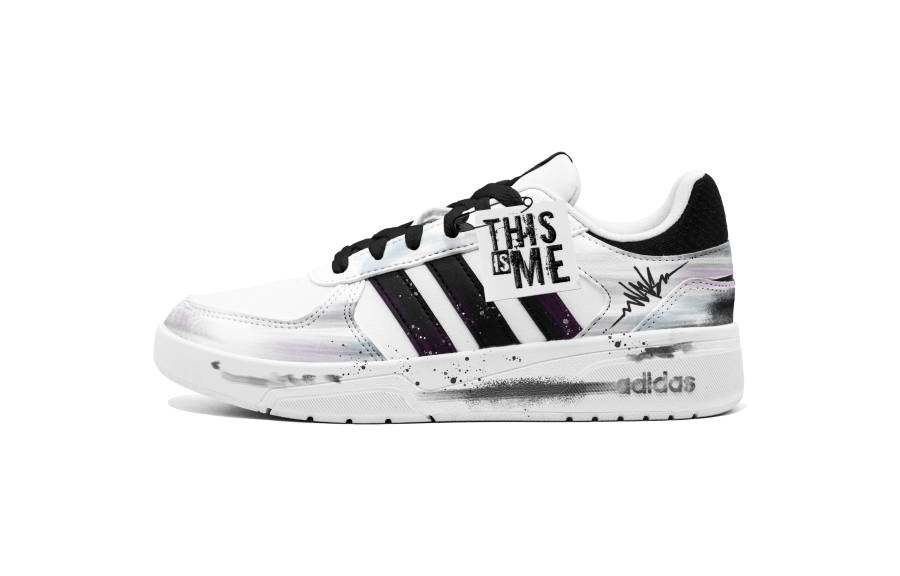 Adidas Adidas COURTBEAT Low top Skateboard Shoes Unisex Black White