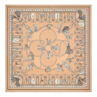 LOUIS VUITTON GETAWAY Sheep Wool Shawls Unisex Brown