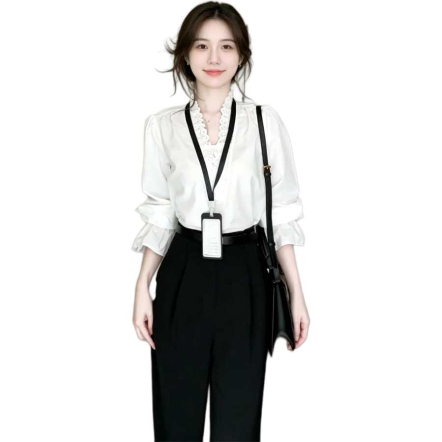 JBBCN Shirts Women's Shirt V Neck Moderate Shirt