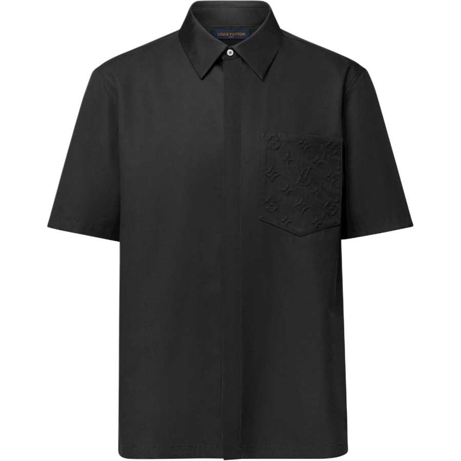 LOUIS VUITTON Shirts Men's Black Moderate Other
