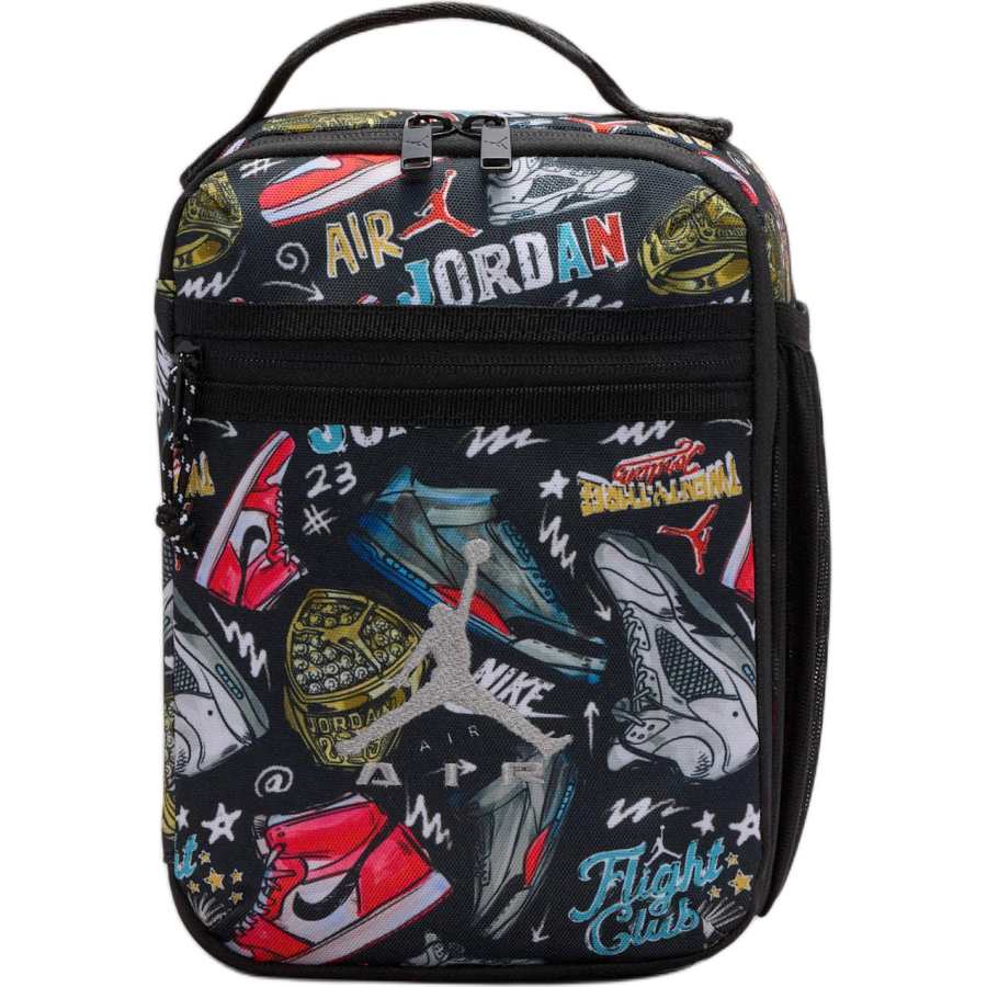 Jordan Jordan Polyester Lunch Bags Travel Organizers Unisex Black