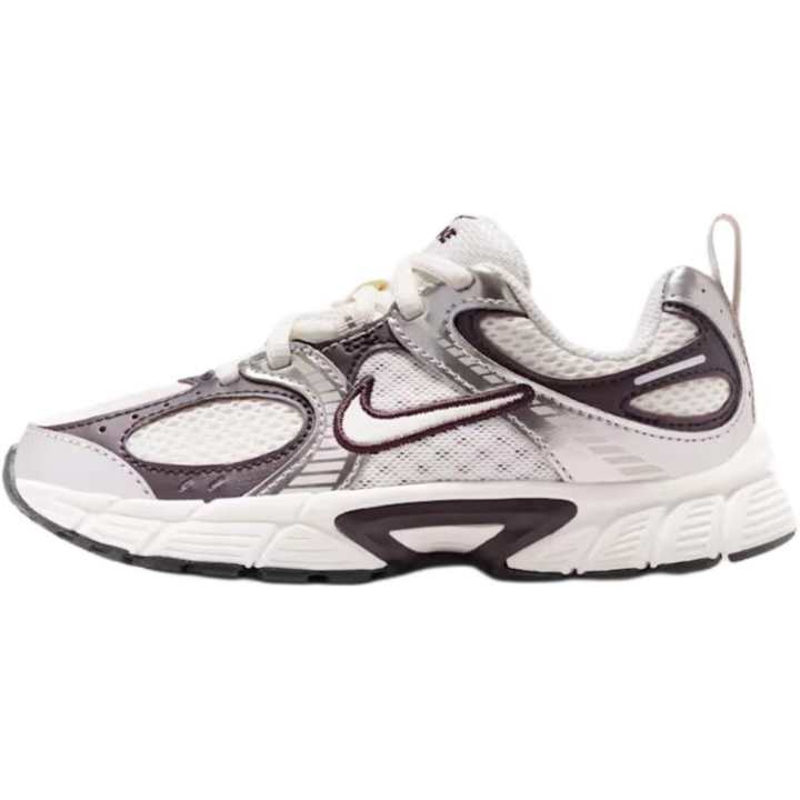 Nike Nike V5 RNR Breathable Low top Running Shoes White Silver Kids'