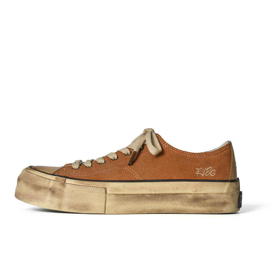 PIPG Suede Low top Skateboard Shoes Unisex Orange