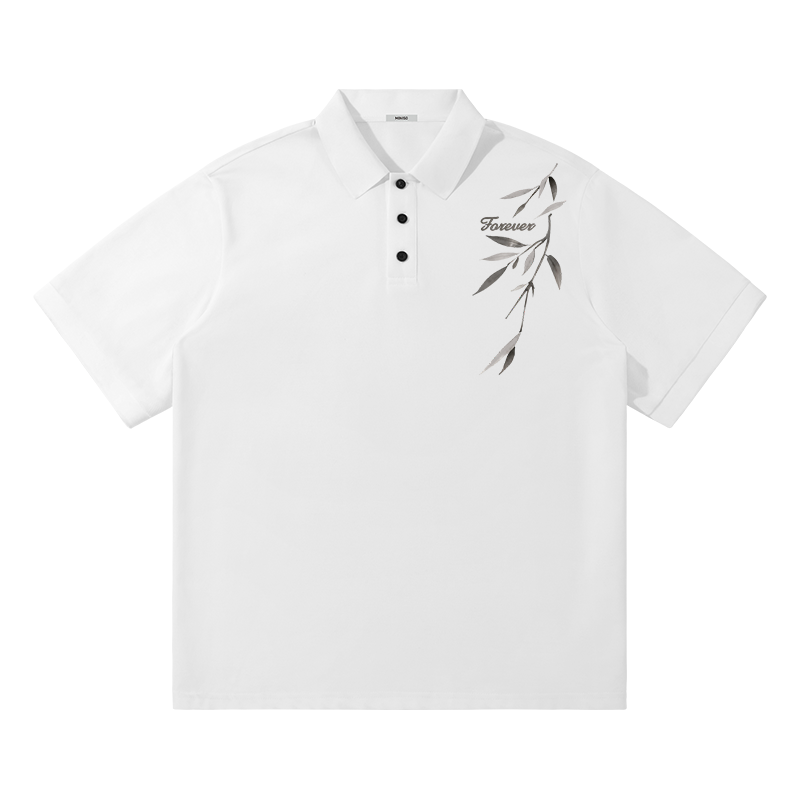 MINISO Polo Shirts Unisex Polo Collar Moderate Straight Fit