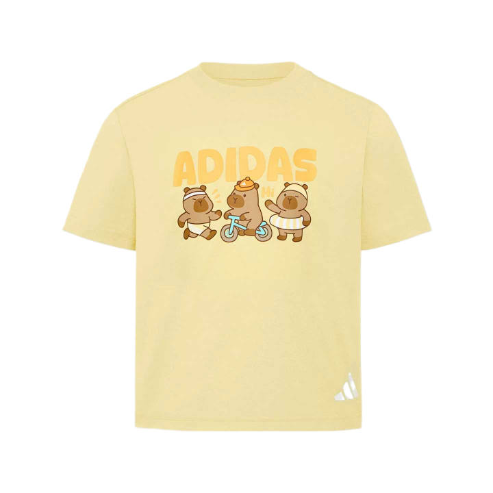 Adidas Adidas Kids T Shirts Crew Neck Moderate