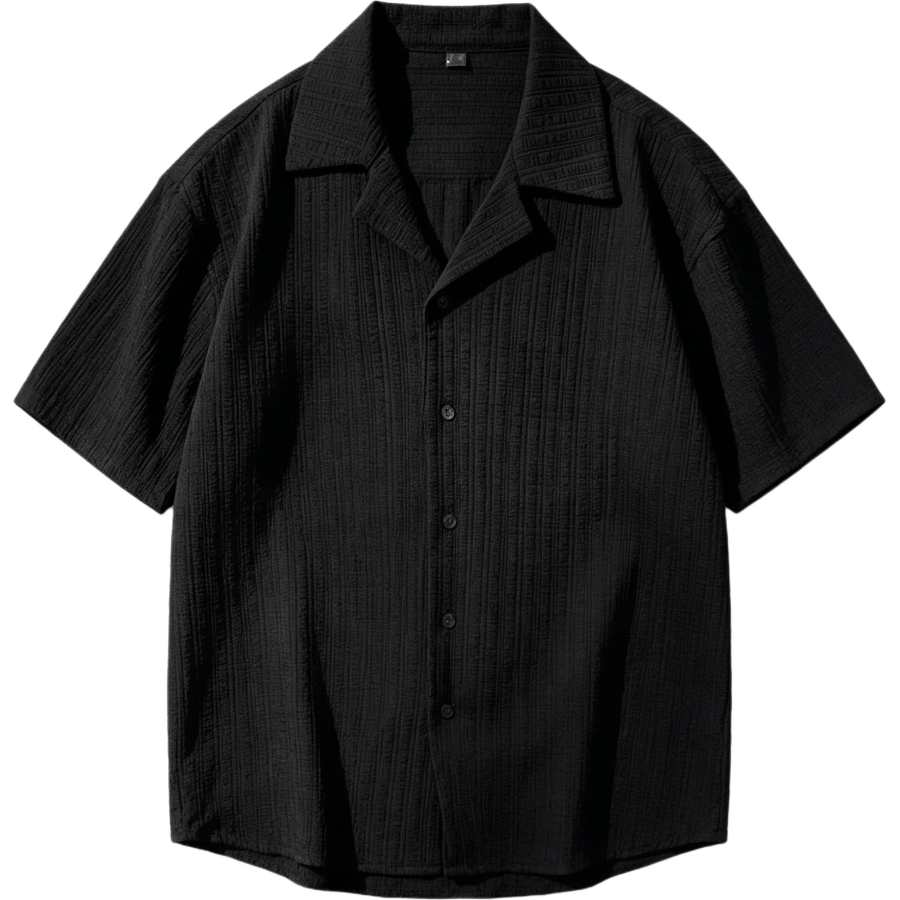 Lnga Landgre Shirts Men's Cuban Collar Thin Other