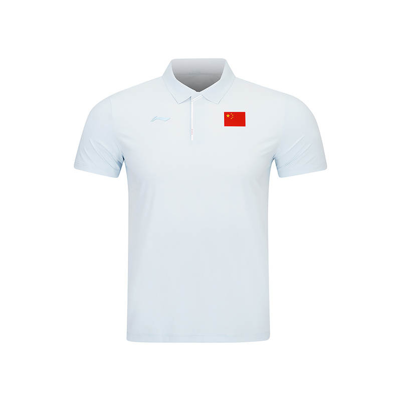 Li-Ning Li Ning Polo Shirts Unisex First Frost Blue Moderate