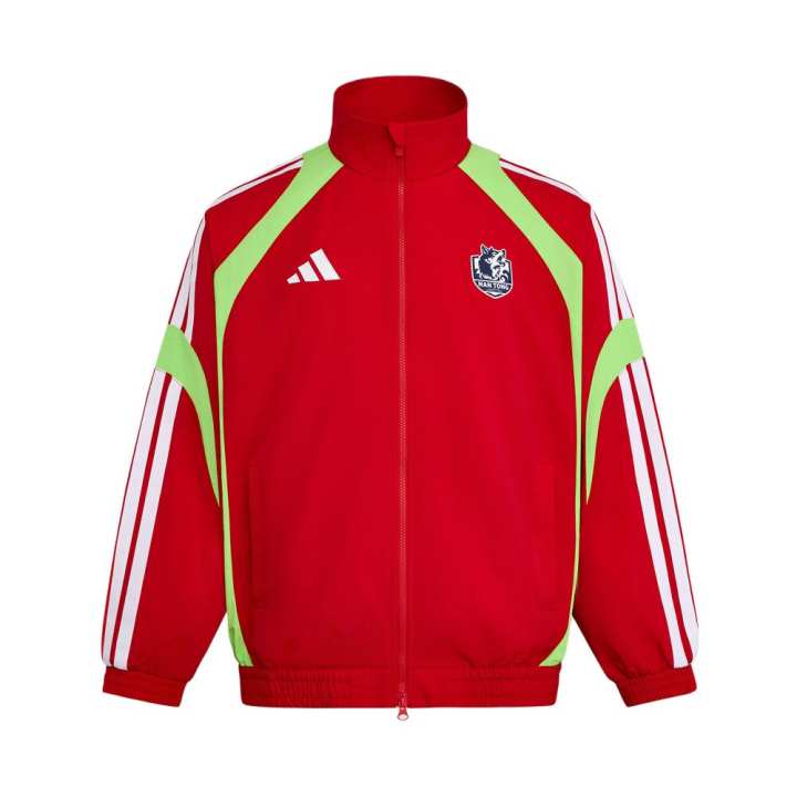 Adidas Adidas Jackets Unisex Light Scarlet/Bright Lemon Stand Collar Moderate Other