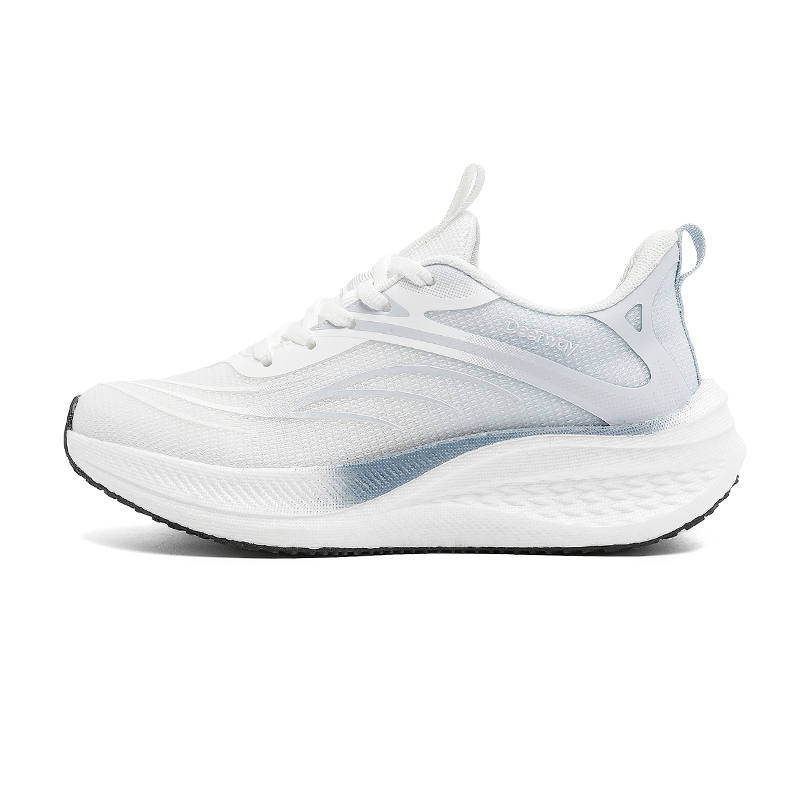 DEERWAY Breathable Lightweight Rebound Low top Casual Running Shoes Women's Blue