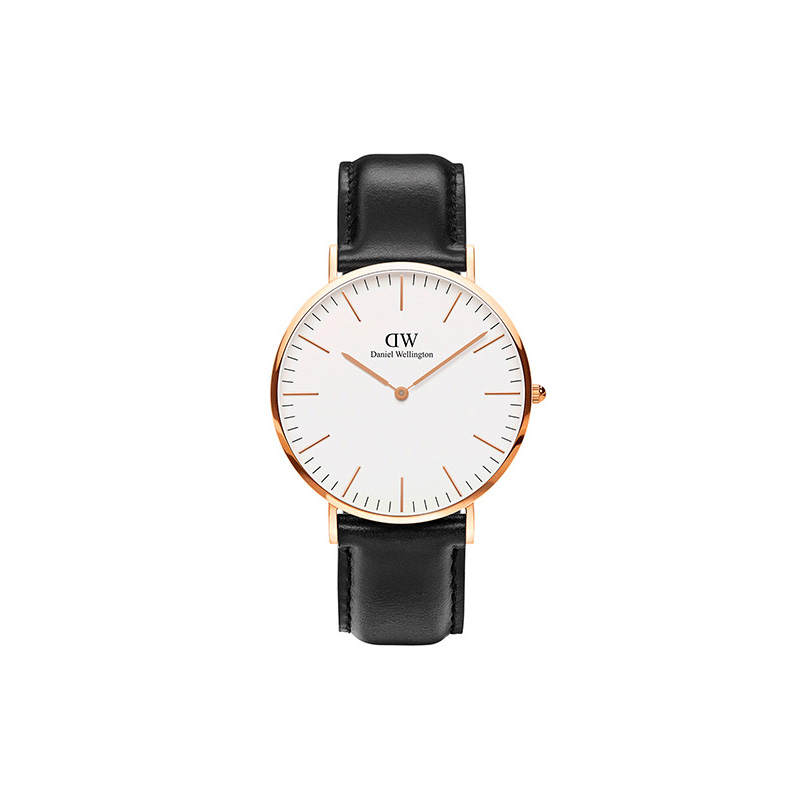 DW/DanielWellington Daniel Wellington DW Watch Men's Quartz Movement 40mm White Dial Men's Watches Brand New Ribbon Box