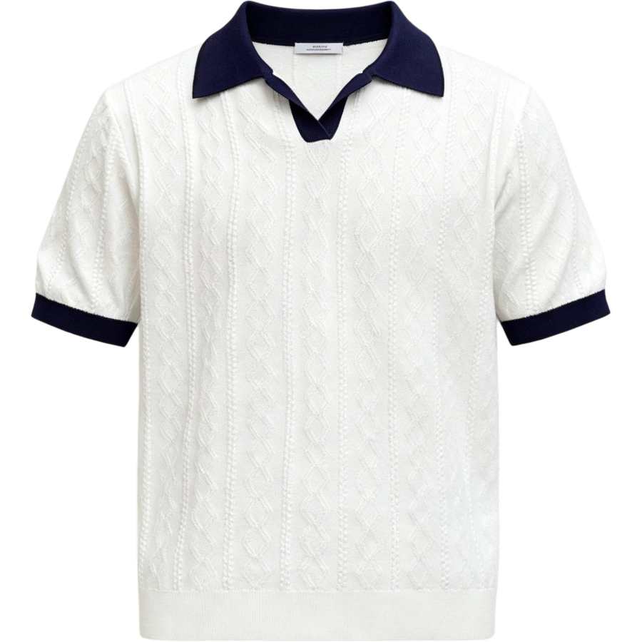 Lnga Landgre Polo Shirts Men's Polo Collar Thin Straight Fit