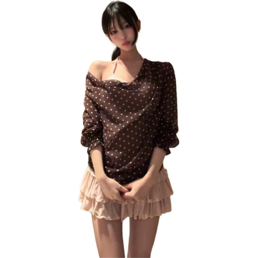 JBBCN Two Piece Skirt Sets Women's Boat Neck Moderate Short