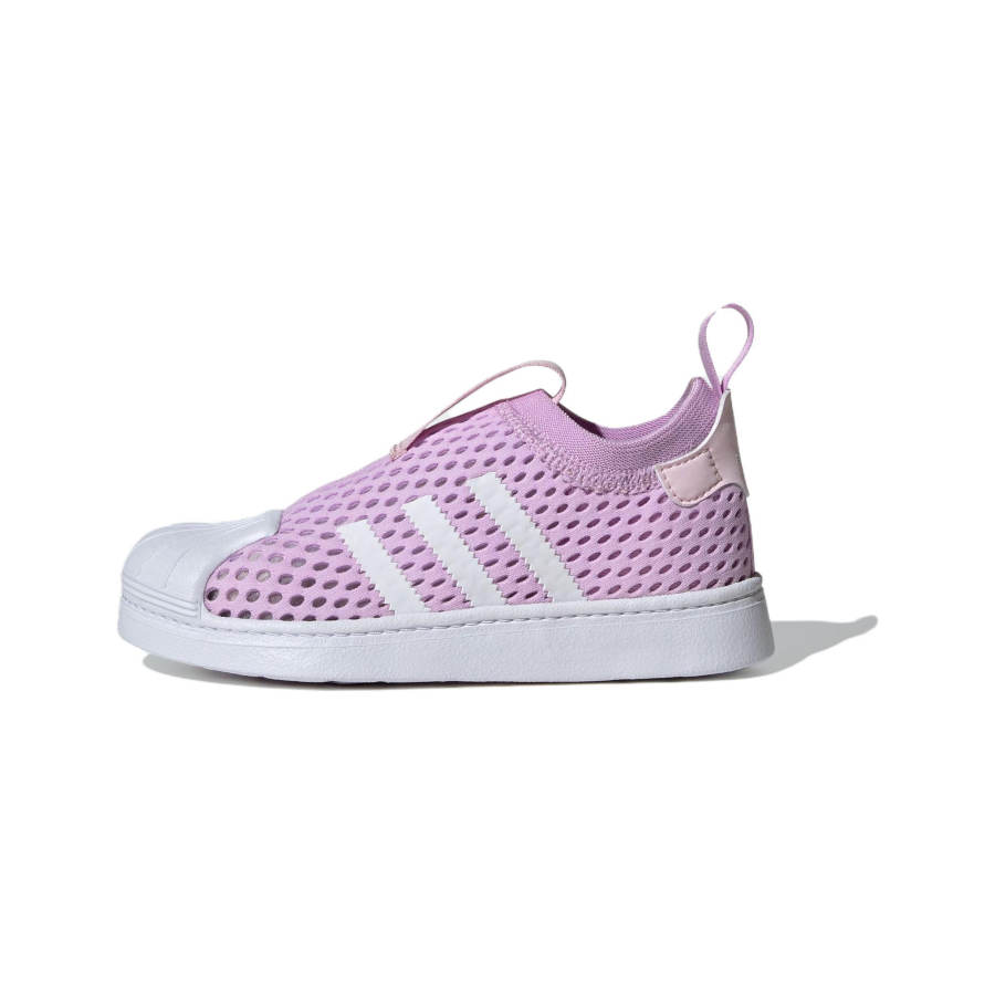 Adidas Originals SUPERSTAR 360 2.0 Comfortable Low top Kids' Skateboarding Shoes Purple Children Aged 3 7 Years Old