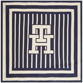 Tommy Hilfiger Mulberry Silk Scarves Women's Navy Blue