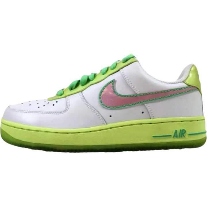Nike Nike Air Force 1 Low top Kids' Skateboarding Shoes White Cyan Kids'