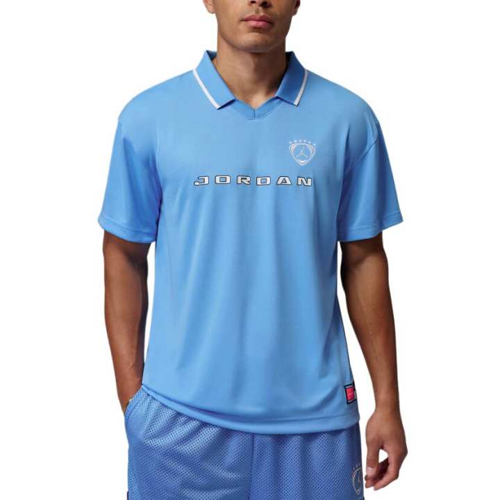 Jordan Jordan T Shirts Men's Blue V Neck Moderate