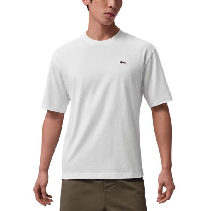 Jordan Jordan T Shirts Men's White Crew Neck Moderate