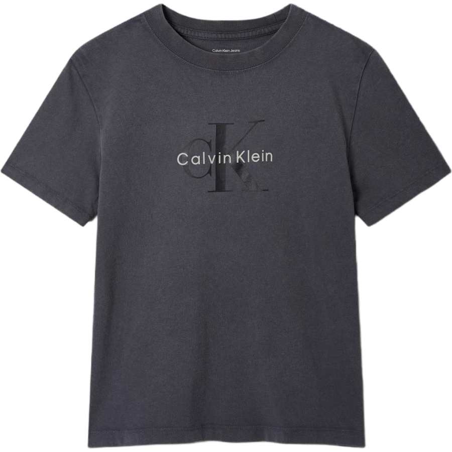 Calvin Klein T Shirts Women's Charcoal Gray Crew Neck