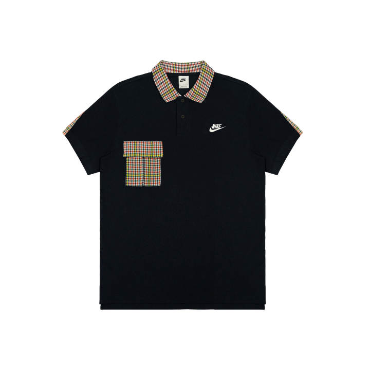 Nike Nike Polo Shirts Unisex Black Polo Collar Moderate Straight Fit