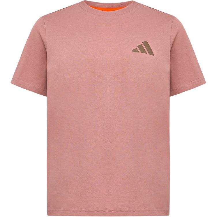 Adidas Adidas Terrex T Shirts Women's Dark Pink Crew Neck Moderate