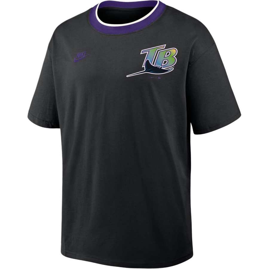 Nike Nike Tampa Bay Rays Cooperstown Ringer Men's Nike Mlb T-Shirt