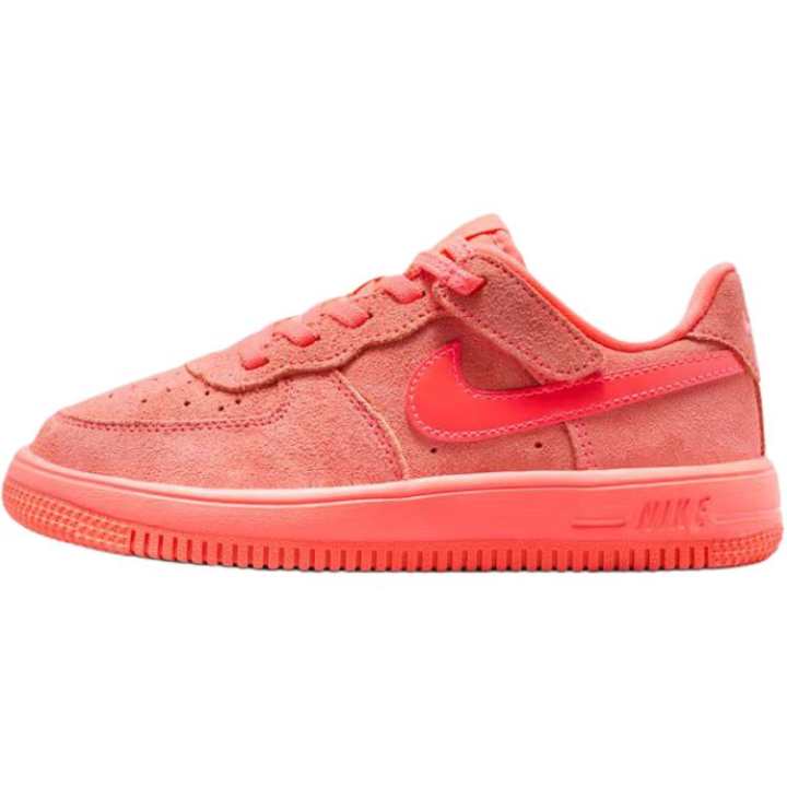 Nike Nike Air Force 1 Low top Skateboard Shoes Coral Red Kids'