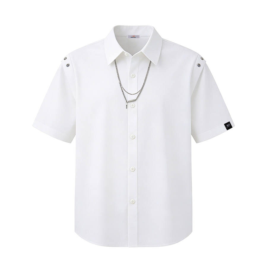 DEERWAY Shirts Unisex Polo Collar Moderate Shirt