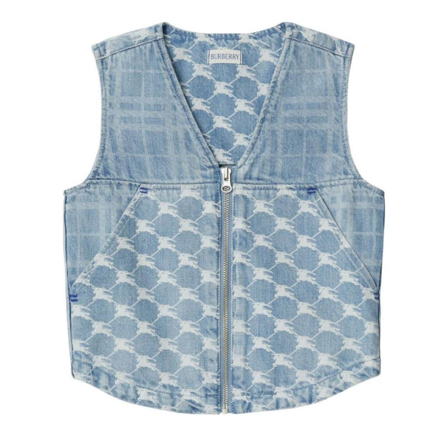 Burberry Kids Vests V Neck Moderate