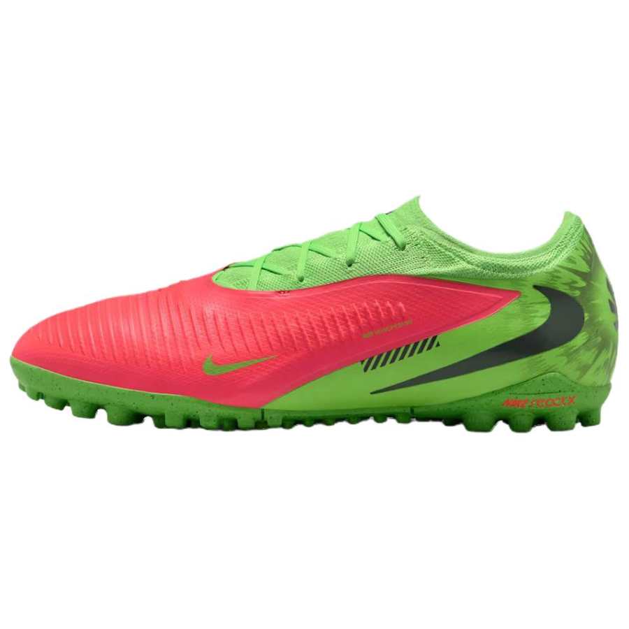 Nike Nike Phantom 6 TF Turf Rebound Soccer Shoes Unisex Red Green