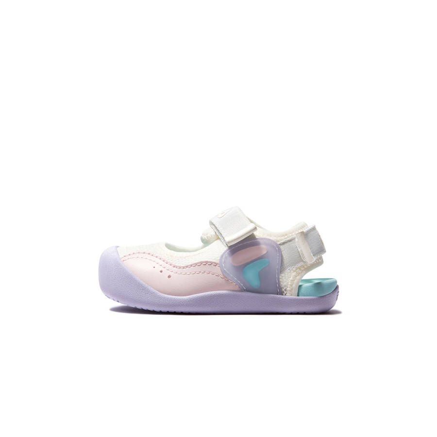 FILA KIDS SEASON FSW Anti Kick Breathable Lightweight Cushioning Toddler Shoes Milk White/Spring Blossom Pink