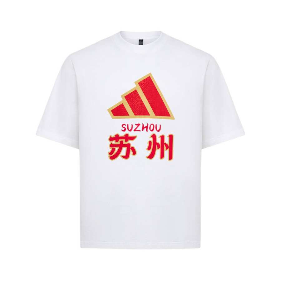 Adidas Adidas T Shirts Unisex White Crew Neck Moderate