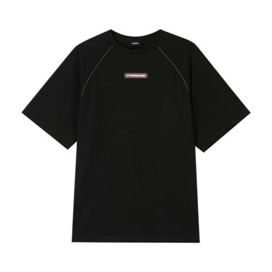 WE11DONE T Shirts Women's Black Crew Neck Moderate